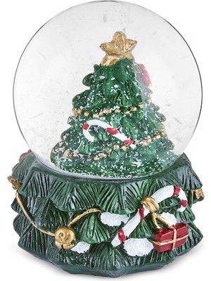 Karaca New Year Yılbaşı Tree Kar Küresi 4,5 cm