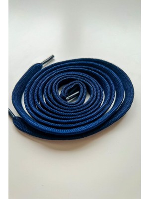 Pabucmarketi 120 cm Yassı Spor Bağcık Lacivert