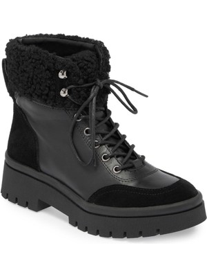 Tergan Siyah Hakiki Deri Kadın Bot - K23K1BT66941-A23