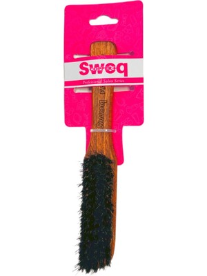 Swoq Sıfır Fade Sakal ve Topuz Fırçası Ahşap Malzemeden Üretilmiş Özel Tasarım