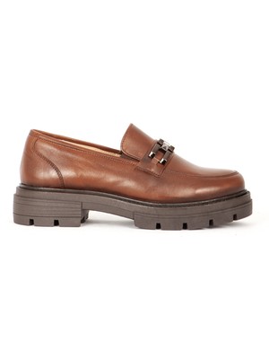 Dericlub Br 44282 Deri Kadın Oxford Ayakkabı