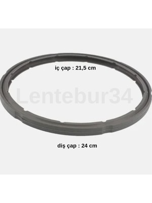 Emsan Montana 4+6 Litre Uyumlu Düdüklü Tencere Lastik Kapak Conta Lastiği