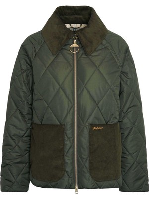 Barbour Dalroy Kapitone Ceket OL71 Olive-Ancient