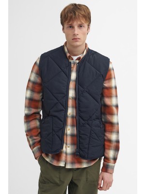 Barbour Field Kapitone Yelek NY91 Navy