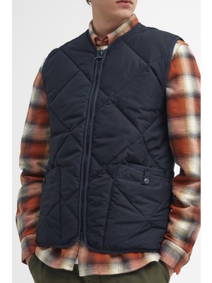 Barbour Field Kapitone Yelek NY91 Navy