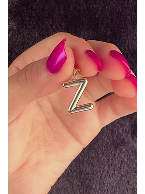Fiyonk Kuyumculuk 14 Ayar Altın Z Harf Kolye Ucu