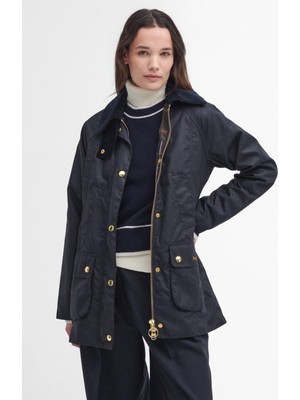 Barbour Modern Beadnell Yağlı Ceket NY92 Navy