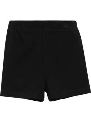 Siyah Basic Kız Çocuk Dans Şort