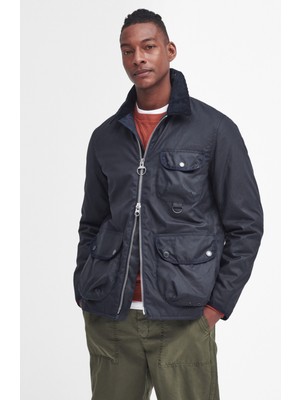 Barbour Angler Yağlı Ceket NY92 Navy