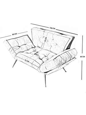 Ikili Yataklı Koltuk | Mekanizmalı Kanepe | Ergonomik Çekyat | Füme