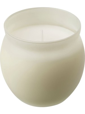 Bardakta Kokulu Mum, Açık Bej, 50 Saat, Vanilya