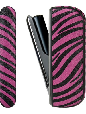 Ceymstech Yeni Zebra Deseni Iluma Koruma Kılıf & Kapak Mor Renk