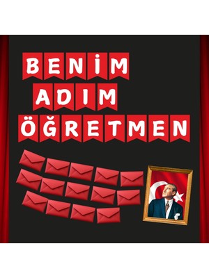 Ti Play Benim Adım Öğretmen Öğretmenler Günü Pano Süsü