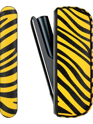 Ceymstech Yeni Zebra Deseni Iluma Koruma Kılıf & Kapak Sarı Renk