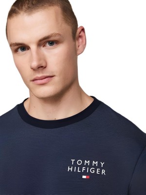 Tommy Hilfiger Erkek Mavi Pijama Takımı UM0UM03334