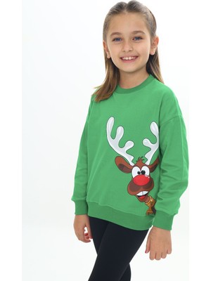 Toontoy Kız Çocuk Baskılı Sweatshirt