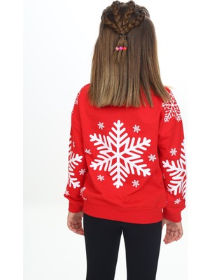 Toontoy Kız Çocuk Baskılı Sweatshirt