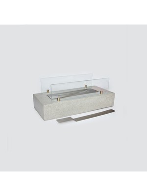 Fh Finehome Lulea Art Stone Small Masaüstü Şömine