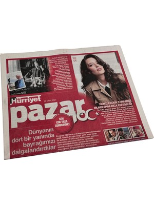 Hasyılmaz 29 Ekim 2023 Hürriyet Gazetesi Eki (Pazar)