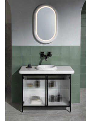 VitrA Liquid 7312B403-0016 Çanak Lavabo, 40 cm, Beyaz