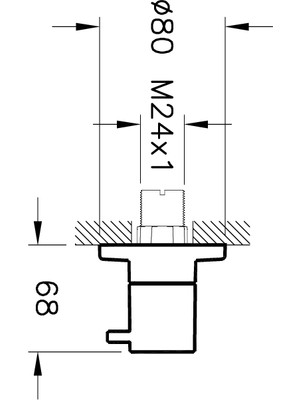 VitrA Origin A4145829 Ankastre Stop Valf, Soft Bakır