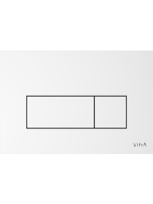VitrA Root Square 740-2300 Kumanda Paneli, Parlak Beyaz