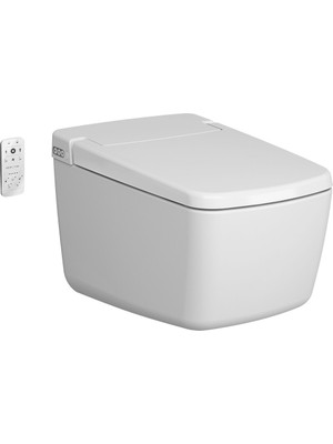 VitrA V-Care Prime 7231B403-6216 Rim-ex Akıllı Asma Klozet, 62 cm, Beyaz
