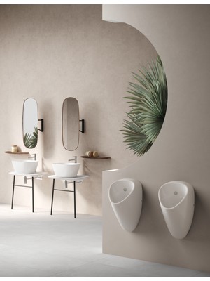 VitrA Origin A45159 Lavabo Sifon Seti, Simetrik, Rozetli, Krom