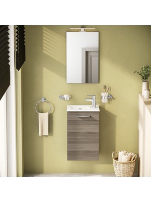 VitrA Mia 69581 Banyo Dolabı Seti, Cordoba, 40 cm