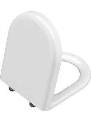 VitrA Integra 121-003-909 Universal Klozet Kapağı, Yavaş Kapanır, Kolay Çıkabilir, Beyaz