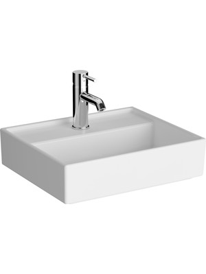 VitrA ArchiPlan 7413B003-0041 Lavabo, Beyaz, 45x46 cm