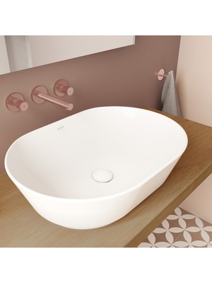 VitrA Geo 7427B003-0016 Oval Çanak Lavabo