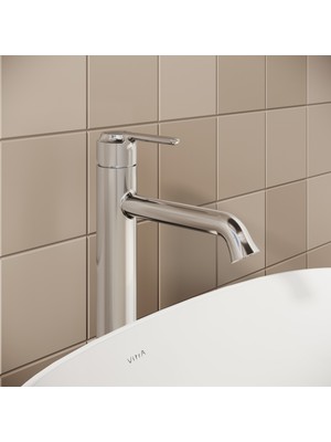 VitrA Origin A42882 Üstten Kumandalı Lavabo Bataryası, Krom