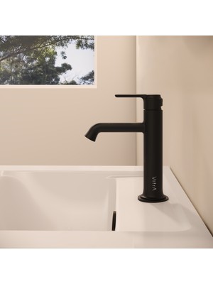 VitrA Origin A4288036 Üstten Kumandalı Lavabo Bataryası, Mat Siyah