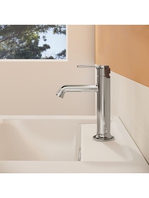 VitrA Origin A42880 Üstten Kumandalı Lavabo Bataryası, Krom