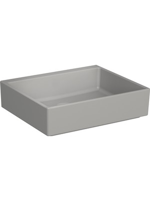 VitrA ArchiPlan 7403B076-0016 Lavabo, Kompakt, Mat Taş Gri, 45x38 cm