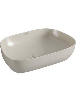 VitrA Outline Recycled 7993B066-0016 Çanak Lavabo, Mat Bej