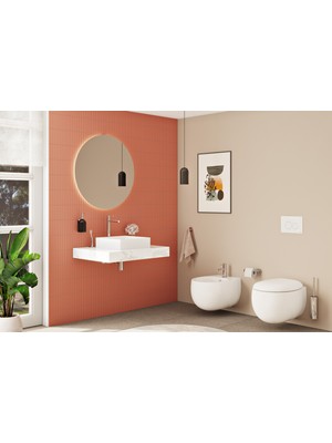 VitrA A45123 Lavabo Sifonu, T Tipi, Krom