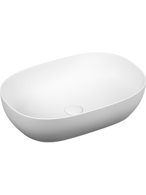 VitrA Outline 5995B401-0016 Oval Lavabo, 60 cm, Mat Beyaz