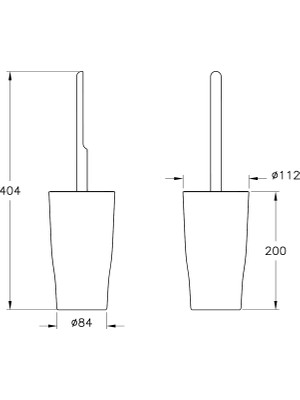 VitrA Eternity A4432257 Tuvalet Fırçalığı, Beyaz