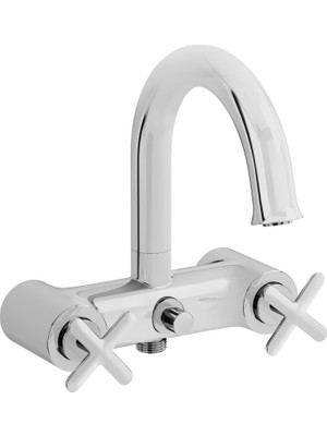 VitrA Origin Classic A42893 Banyo Bataryası, Krom