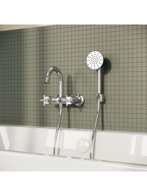 VitrA Origin Classic A42893 Banyo Bataryası, Krom