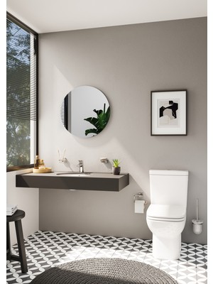 Vitra Basis Yuvarlak Ayna Aydınlatmasız 67664 80 cm