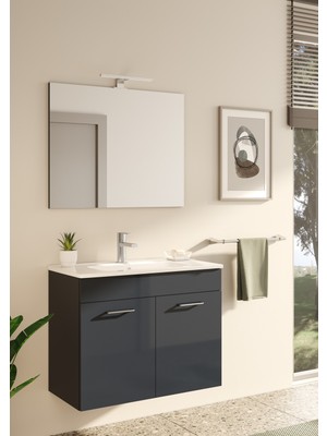 VitrA Base 800 A44083 Uzun Havluluk, Krom