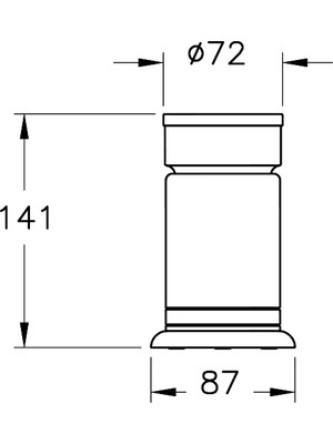 VitrA Base 700 A44147 Diş Fırçalığı, Krom