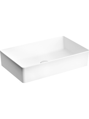 VitrA Nuo 7434B003-0016 Dikdörtgen Çanak Lavabo, 60 cm, Beyaz