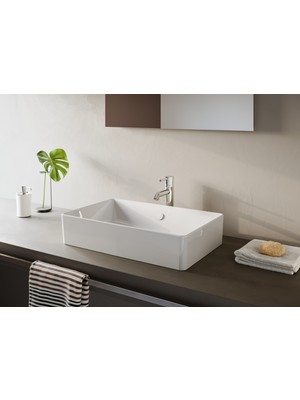 VitrA Nuo 7434B003-0016 Dikdörtgen Çanak Lavabo, 60 cm, Beyaz