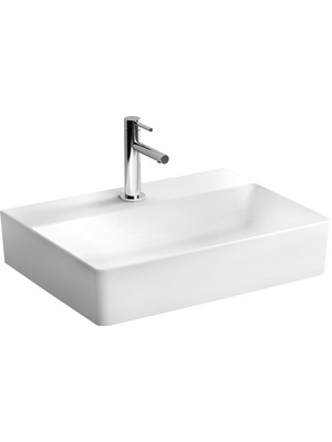 VitrA Nuo 7432B003-0661 Dikdörtgen Lavabo, 60 cm, Beyaz