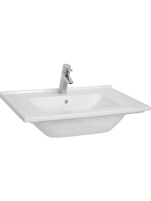 VitrA S50 5408B003-0001 Etajerli Lavabo, 80 cm, Beyaz