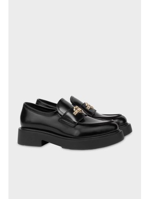 Love Moschino Logolu Loafer Ayakkabı Bayan Ayakkabı JA10404G0LJD0000